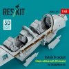 RESKIT RSU48-0293 Rafale B cockpit (Basic edition with 3D decals) for HobbyBoss kit (3D Printed) (1/48)